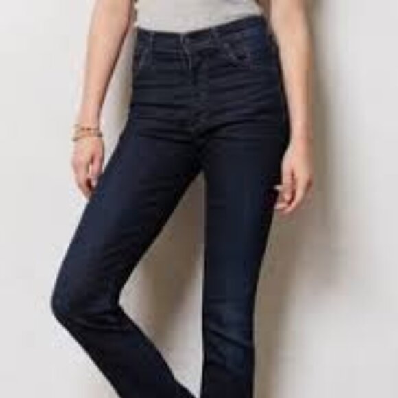 Citizens Of Humanity The Arley High Rise Straight Black Jeans Size 27 - Picture 1 of 10